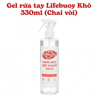 Gel rửa tay Lifebuoy Khô 330ml (Chai vòi)